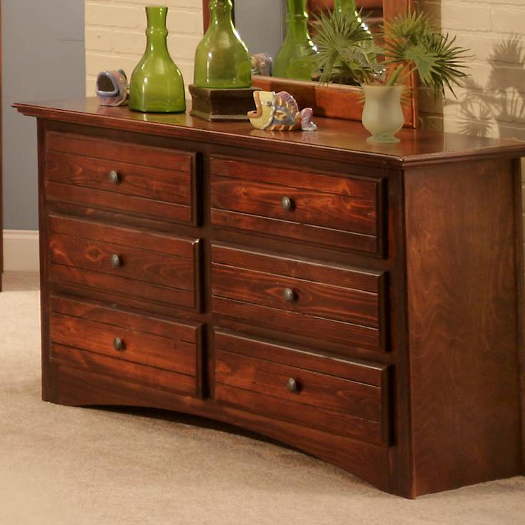 Trendwood Sedona 6 Drawer Dresser Conlin's Furniture Dressers